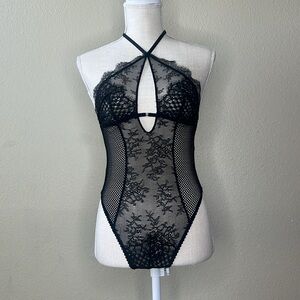 Victoria’s‎ Secret Black Lace Bodysuit  S